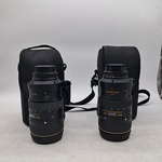 2x Camera lens, Nikon, AF VR 80-400mm  1:4.5-5.6D