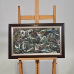 Schilderij, Wout Piersma, Masten