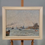 Schilderij, J.A.V. Stierhout, Het Ij