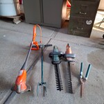 5x Divers tuingereedschap o.a. Flymo