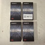 4x SSD kaart 128GB, Gigabyte, NVMe M.2 2280, 2022