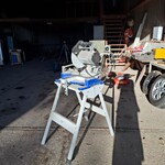 Afkortzaag op onderstel Elektra Beckum, KGS 301 premium