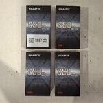 4x SSD Kaart 128GB, Gigabyte, NVMe M.2 2280, 2022