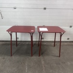 2x Tafel vierkant in en outdoor, Kartell, Hiray, Terra