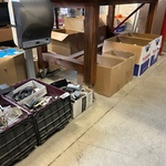 7x Doos elektronica, bouw- en installatiematerialen W.o. Lisa, Skandia