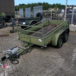 Aanhangwagen, tandemas, Saris, 10KN, 2004