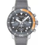 Heren Horloge Tissot, Seastar 1000, lightblue & orange