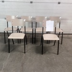 6x Back to School stoel Beige, Zuiver