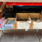 Partij installatiemateriaal w.o. messing koppelingen en fittingen