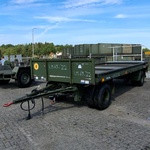 Aanhanger met vlakke laadvloer, Netam Fruehauf, ANCR 14-107, 1982