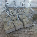 Ca 14x fietsstandaard met betonpoer