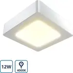 2x Led Plafonnière – Vierkante Plafondlamp – 12W Aigostar, 84333400035