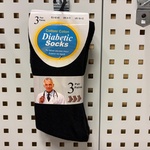 Ca. 80x Sokken-paar Diabetic, 2-pack, zwart