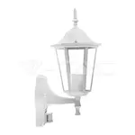 8x V-TAC Tuinwandlamp E27 met Sensor – Mat Wit V-tac, 3800157616249, w