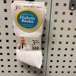 Ca. 80x Sokken-paar Diabetic, 2-pack, wit
