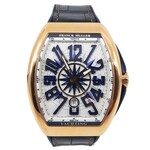 Heren polshorloge, Franck Muller, Yachting 5N BL V45 SC DT, Roségouden