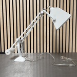 Design bureaulamp, architectenlamp, MUNO, spe, wit