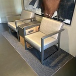 6x Fauteuil, grijs