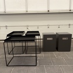 Ca. 10x Diverse bijzettafels