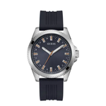 Herenhorloge  Guess, Champ GW0639G1 44mm, Donkerblauw/zilverkleurig