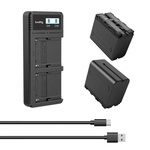 Battery & Charger Kit Smallrig, 3823 NP-F970, Zwart