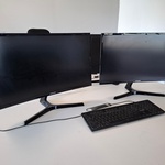 2x Monitor Samsung, C24F396FHU