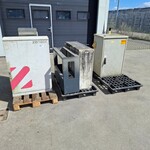 4x Diverse stroomkasten