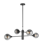 Hanglamp met onderlicht, Steinhauer, Constellation 3804ZW, Zwart, 2026