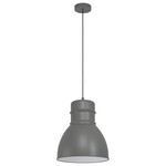 Hanglamp Ø 38 cm EGLO, ebury, grijs/wit