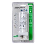 6x Universele Reisadapter met Vier Stopcontacten Vivanco, wit
