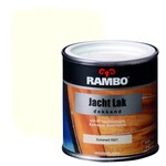 6x Jachtlak Dekkend Hoogglans Rambo, zuiverwit, 250 ml