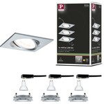 2x LED-inbouwlamp 3-Step-Dim Zwenkbaar Hoekig Paulmann, nova basisset,