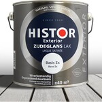3x Zijdeglans lak 2,5 liter Histor, exterior, basis zx