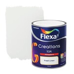 3x Lak Hoogglans Flexa, creations, fresh linen, 750 ml