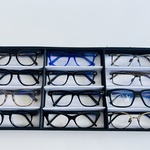 Ca. 12x Optische monturen, Tom Davies, in luxe opbergdoos/displaytray