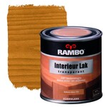 6x Lak Zijdeglans Rambo, interieur, naturel eiken, transparant 250 ml