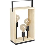 Tafellamp EGLO, famborough, zwart/hout