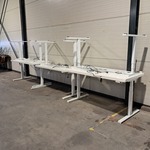 6x Elektrisch verstelbaar bureau, LINAK