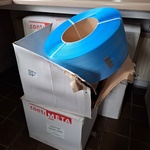 Ca 12x rol Ruban PP band, blauw
