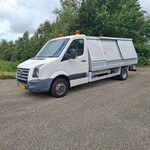 Bedrijfswagen, Volkswagen, Crafter 2.5 TDI Terberg zijlader Just, Wit,