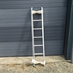 Schuifladder  2×7 STS, aluminium