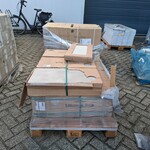 Ca. 27 pak a 6 stuks Vloertegel Villeroy en Boch, Pure Base, sand grey
