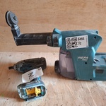 Slagmoeraanzetter met stofafzuiging Makita, o.a. DX07