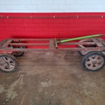 Intern transportmiddel op massieve banden
