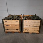 2x Partij camouflage kleding en uitrusting, Woodland / KPU / KL / Falk