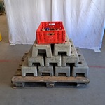9x Bouwhek voet & bouwhek klemmen