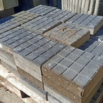 4x Pallet betontegels, Rasterpatroon