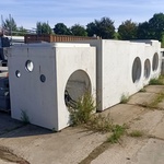 Ca. 23x Prefab betonnen inspectieputten, De Hamer, diverse soorten, 20