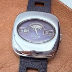 Sicura (Breitling) mechanisch jump hour horloge