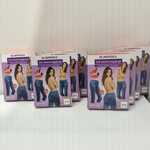 8x 3/4 Jeans leggings stretch, blauw